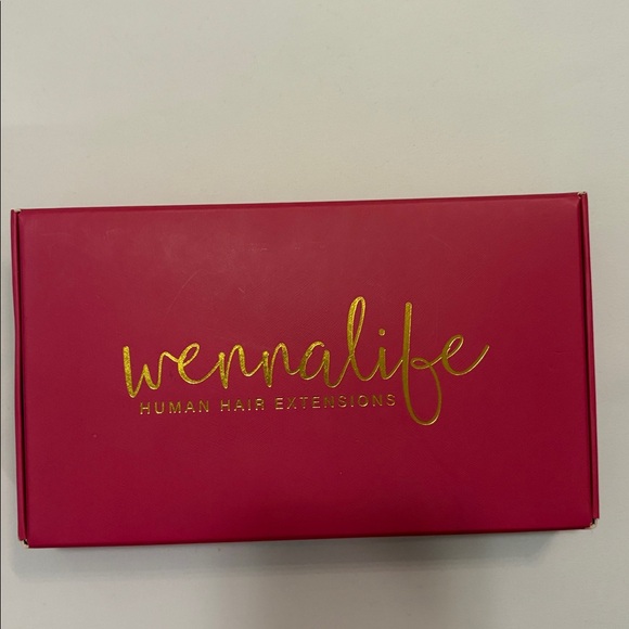 Wennalife Clip in Human Natural Hair Extensions 18” 120g 7pcs Light Blonde - Picture 13 of 13